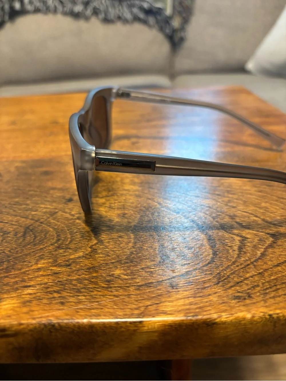 Calvin Klein Summer Men's Matte Brown Sunglasses Classic Polarized Shades